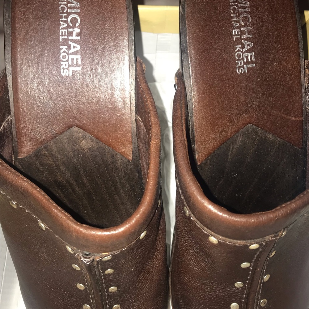 Michael Kors Leather clogs